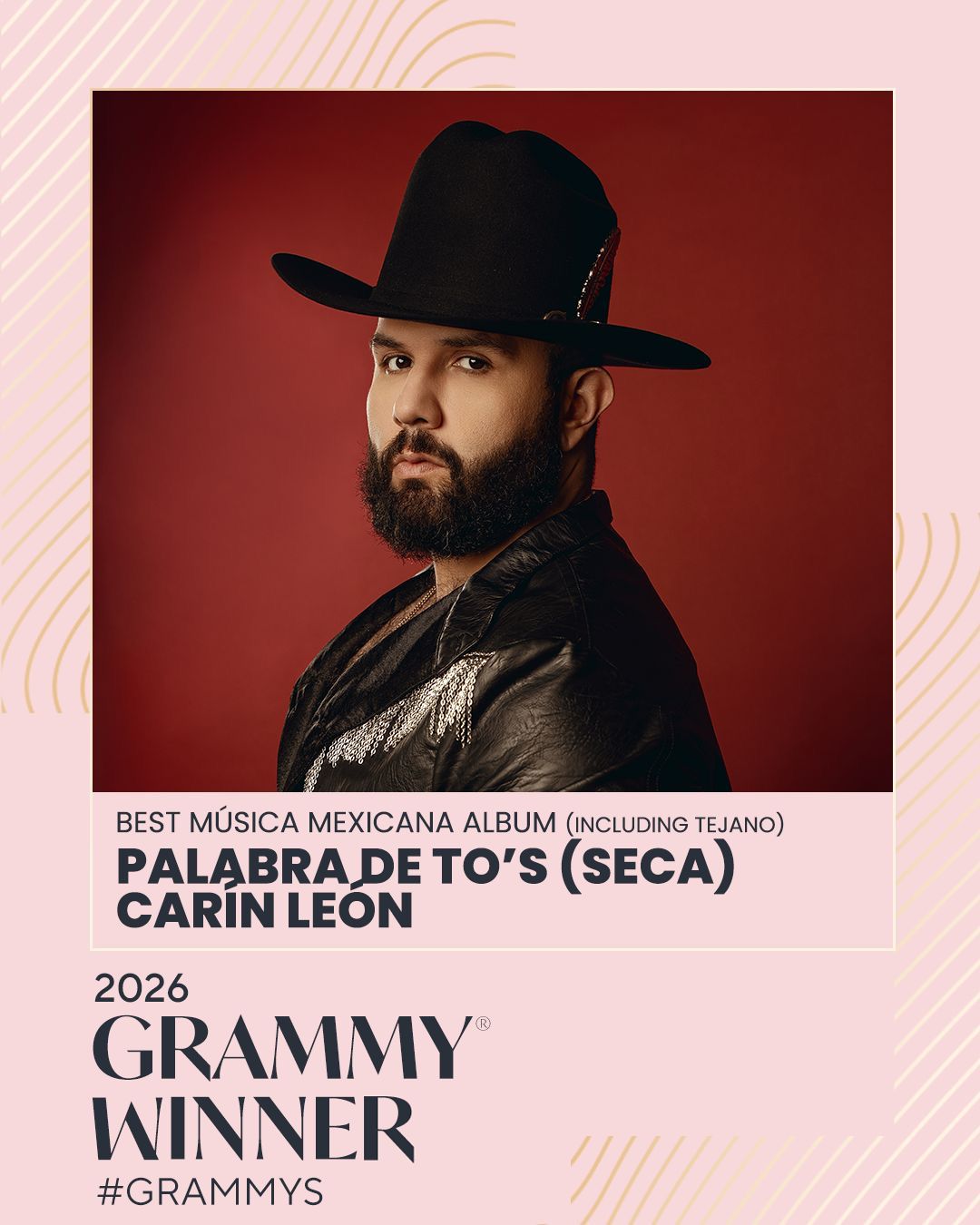 ¡Otra vez tú, Carín! Hermosillo se queda (nuevamente) con el GRAMMY